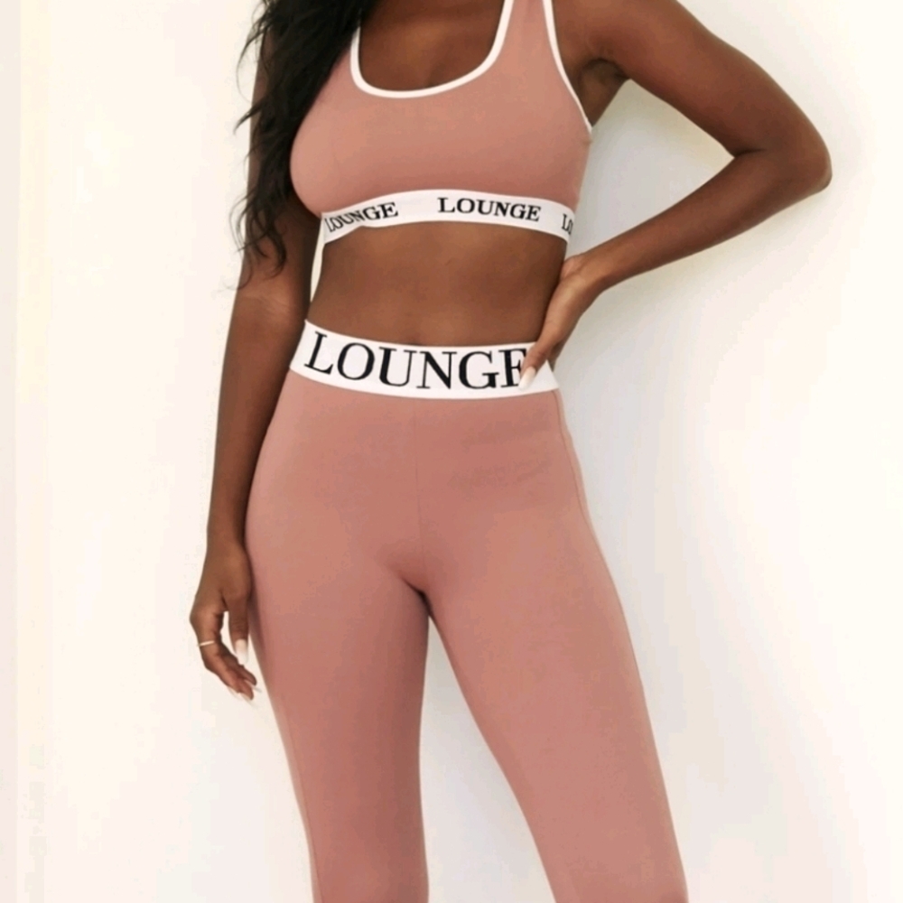 LOUNGE set leggings & top in Toffee 🤎